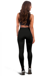 Load image into Gallery viewer, Paw Heartbeat Black Women&#39;s Leggings
