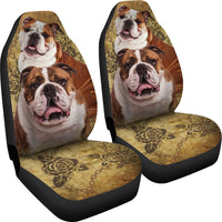Load image into Gallery viewer, Bulldog Car Seat Covers (Set of 2)

