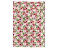 Load image into Gallery viewer, Pink Flowers Adult Sleeve Blanket
