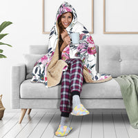 Load image into Gallery viewer, Floral Hooded Blanket - $79.99 - 89.99
