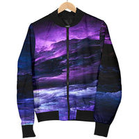 Load image into Gallery viewer, Women&#39;s Stormy Sea Bomber Jacket
