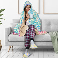 Load image into Gallery viewer, Bohemian Blue Hooded Blankets - $79.99 - 89.99
