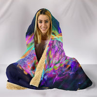 Load image into Gallery viewer, Electric Owl Hooded Blanket - $79.99 - 89.99
