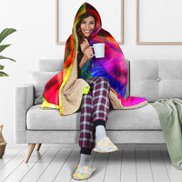 Load image into Gallery viewer, Color Explosion Hooded Blanket - $79.99 - 89.99
