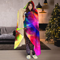 Load image into Gallery viewer, Color Explosion Hooded Blanket - $79.99 - 89.99
