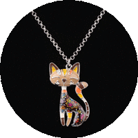 Load image into Gallery viewer, Cat Enamel Necklaces
