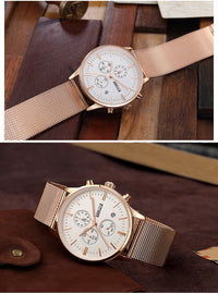 Load image into Gallery viewer, Men&#39;s Chronograph Stainless Steel Watch
