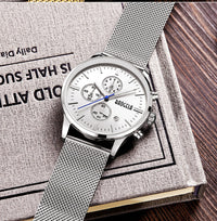Load image into Gallery viewer, Men&#39;s Chronograph Stainless Steel Watch
