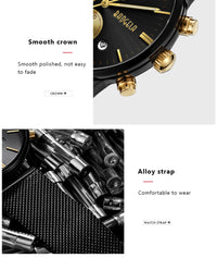 Load image into Gallery viewer, Men&#39;s Chronograph Stainless Steel Watch
