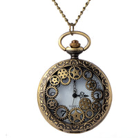 Load image into Gallery viewer, Hollow Gear Vintage Steampunk Pocket Watch
