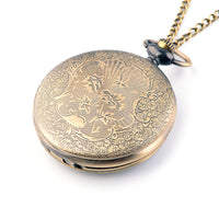 Load image into Gallery viewer, Bronze Antique Rose Pocket Watch
