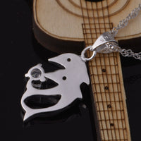 Load image into Gallery viewer, Dolphin Sterling Silver and Crystal Jewelry Set
