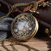 Load image into Gallery viewer, Hollow Gear Vintage Steampunk Pocket Watch
