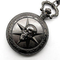 Load image into Gallery viewer, Black Skull Pocket Watch
