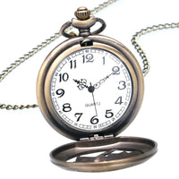 Load image into Gallery viewer, Bronze Antique Rose Pocket Watch
