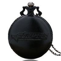 Load image into Gallery viewer, Black Skull Pocket Watch
