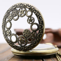 Load image into Gallery viewer, Hollow Gear Vintage Steampunk Pocket Watch
