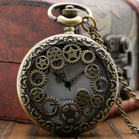 Load image into Gallery viewer, Hollow Gear Vintage Steampunk Pocket Watch
