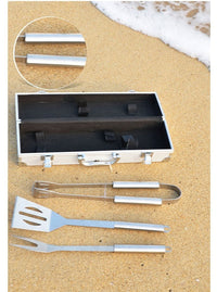 Load image into Gallery viewer, BBQ Stainless Steel Grilling Tool Set
