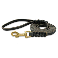 Load image into Gallery viewer, Braided Leather Dog Leash
