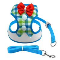 Load image into Gallery viewer, Tuxedo Bow Tie Dog Harness &amp; Leash Set
