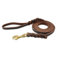 Load image into Gallery viewer, Braided Leather Dog Leash
